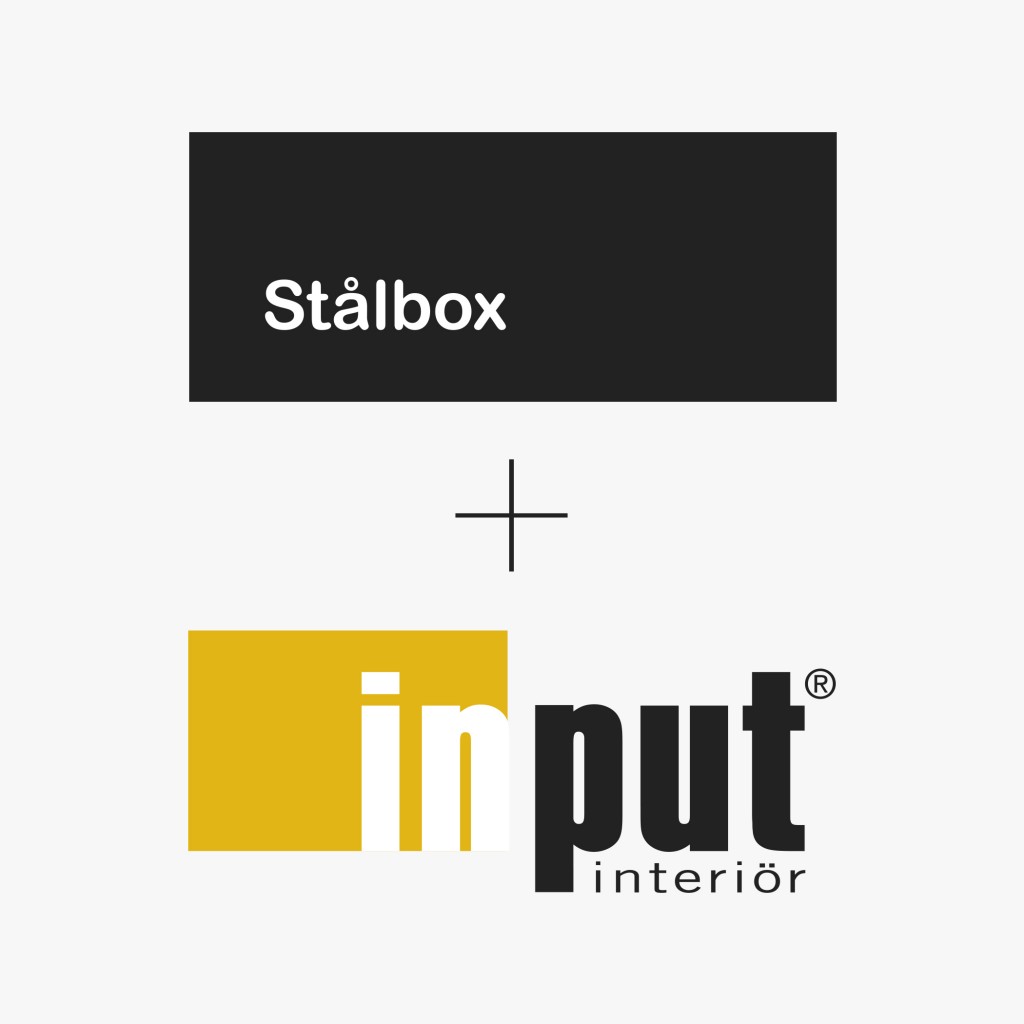Stålbox + Input interiör logotypes