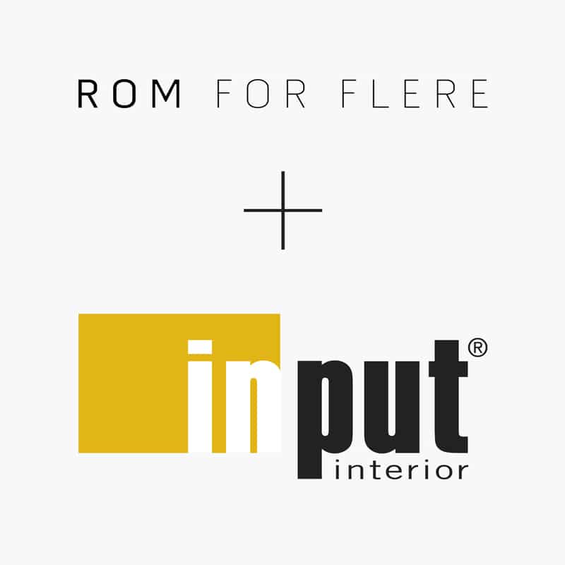 Rom for Flere + Input interior Logo